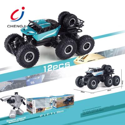 China Latest Kids RC Model Kids RC Toys 1:12 Six-wheeled Climbing Car, 2.4 GHz High Speed ​​RC Metal Car RC Car Toys for sale