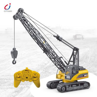 China Diecast Play 1 14 Scale 15ch Crane Model 2.4GHz RC Truck Model Diecast for sale