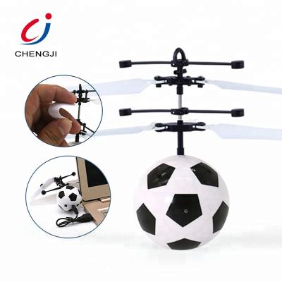 China Plastic RC Helicopter Toy Small Soccer Football Hobby Induction RC Flying Ball Drone for sale