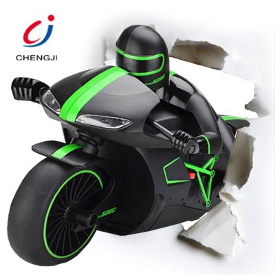 China Plastic RC Hobby 1:18 2.4G High Speed ​​Drift Racing Kids Toys rc motorcycle for sale