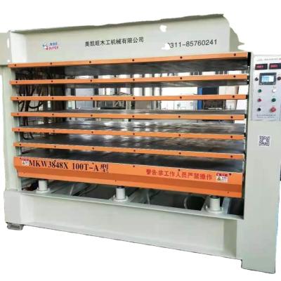 China 6 layers hot press door press hot press machine for plywood door for sale