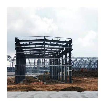 China Strong Durability Large-span Steel Structure Warehouse Workshop Fabricated Industrial Shed Building Cheap Steel Frame for sale