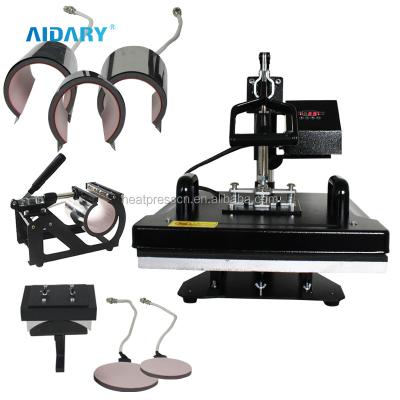 China AIDARY 8 printing magazines combined in 1 heat transfer press machine 8IN1 for sale