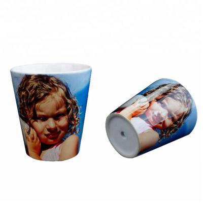 China Sublimation ceramic hollow flower pot viable with JS coatings for sale