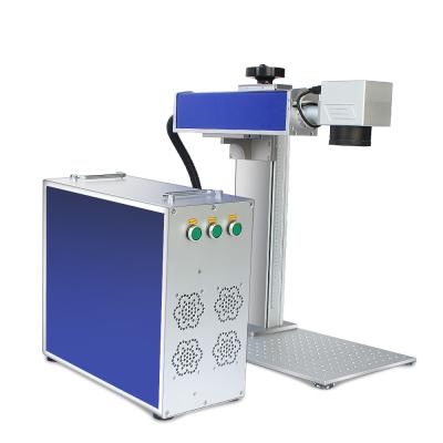 China Laser fiber laser marking machine 20w for desktop jewelry laser marking machine in stock for sale