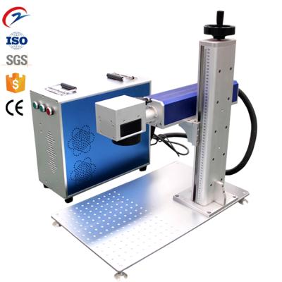 China Laser Spotting Split Type 20w Raycus Fiber Laser Spotting Machine MOPA For Color Printing for sale