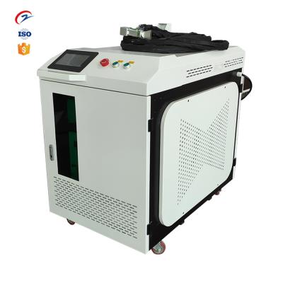 China Fast Speed ​​High Accuracy Fiber Laser Machine Portable Laser Cleaning Cleaner 1KW 1.5KW 2KW for sale