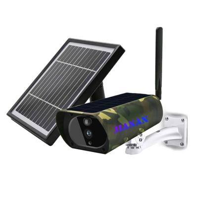 China Human motion tracking solar panel cctv wifi rechargeable battery outdoor 4 full hd 2mp solar camera for sale