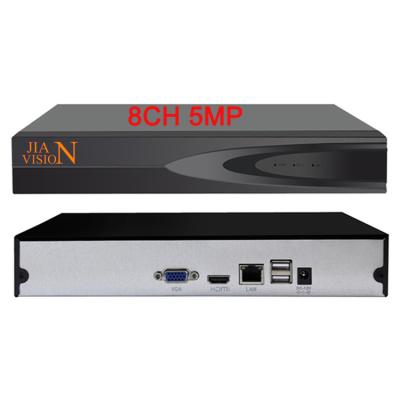 China Jianvision CCTV H.265 Real-time Recording Xmeye View Network Video Recorder VGA Remote Video Output 8ch NVR JA-N050108 for sale