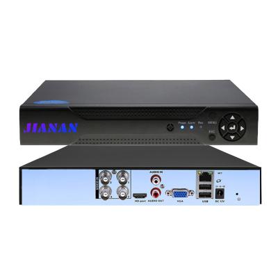 China Analog Jianvision AHD CVI TVI Surveillance Security CCTV VCR IP 5 in 1 Hybrid 1080P 2MP 1080N Xmeye 4CH AHD DVR JA-AD010104 for sale