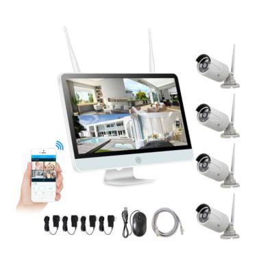 China Motion detection large screen cctv cameras and dvr cctv security set alarm security system set security camera cctv system wireless system zmodo 4 for sale