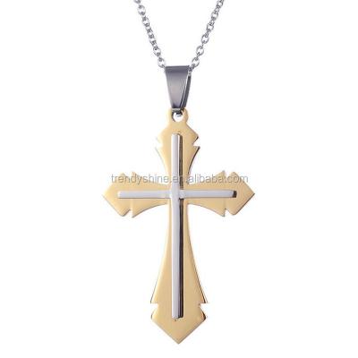 China Durable Stainless Steel Religious Wholesale Cheap Wholesale Cross Pendant Betrayal Pendant Bulk For Men for sale