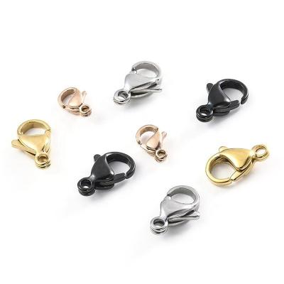 China Wholesale Cheap High Quality 304 Stainless Steel Lobster Clasp Jewelry Findings for sale