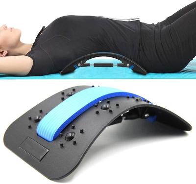 China 2022 Updated Adjustable Lumbar Back Pain Stretcher Freely Adjustable Back Pain Stretcher Lower And Upper Back Support Stretcher Relief for sale