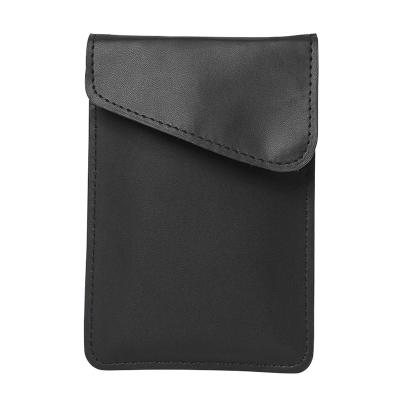 China Anti Theft Rfid Blocking Faraday Bag For Car Key FOB Protector,RFID Signal Blocking Key FOB Black Pocket Bag Anti Theft Remote Pocket for sale