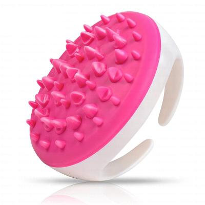 China Body AAA Battery Power Supply Silicon Massager Brush Full Body Massage Brushes for sale