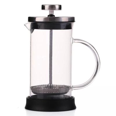 China French Coffee Press Large Capacity Brief Brew Espresso Tea Coffee Maker Cold Stocked Filter Bartender Tools Koffie Household Glass French Desk for sale