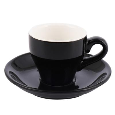 China With Scale Tray New Product Ceramic Coffee Mug Macaron Coffee 2021 Colorful Mugs Nordic Style Small Capacity Minimalist Coffee Mug for sale