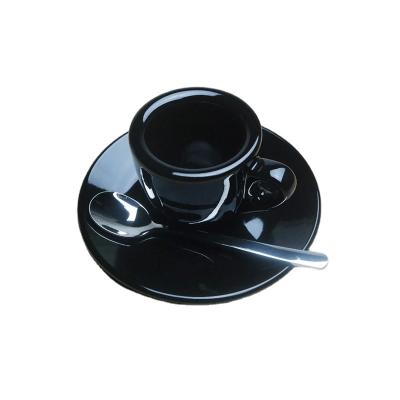 China With Scale Tray Professional Competition Level Nuova Point Espresso Cups Especially Saucer Sets Special Italian Competition Coffee Tumbler 55ml Deep 9mm for sale