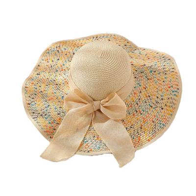 China Embroidery Factory Wholesale 56-60cm Natural Grass Common Sunhatfor Sun Protection for sale