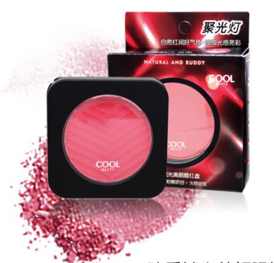 China Wholesale Waterproof Blush 6 Colors Highlight Long Lasting Face Makeup Pigment Blusher High for sale