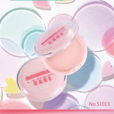 China Marshmallow Waterproof Shiny Velvet Powder Long-lasting Oil-control Vitality Control Pressed Powder Base for sale