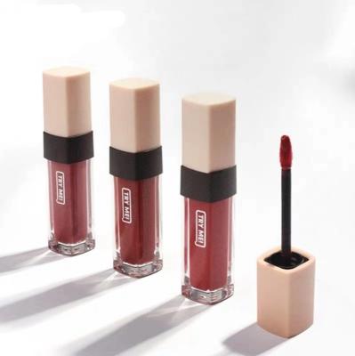 China Low Moq Low Moq Lip Gloss Custom Made Vegan Waterproof Dye Waterproof Long Lasting Lip Gloss for sale