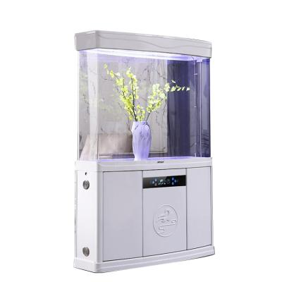 China Sustainable Modern Large Smart Home Bottom Filter Company Desktop Aquarium Acrylic Fish Tank for sale