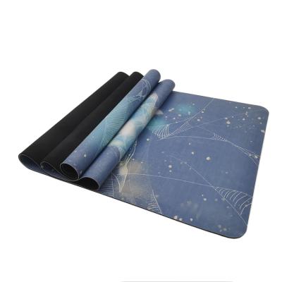 China 2021 New Non-slip Natural PU Yoga Mats Sweat Absorbent Odorless Warm Yoga Mat for sale