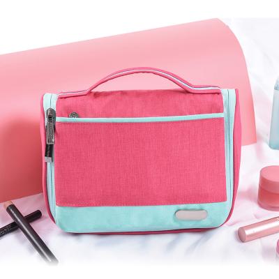 China Fashion BUTRADE Portable Make Up Case Travel Zipper Bag Polyester Kite Travel Cosmetic Bag for sale