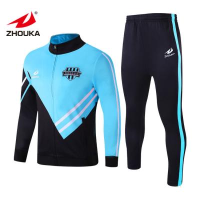 China 210/230/260/280g Men's Sky Blue Anti-UV Slim Fit Wholesale Sublimated Sweatsuit Sportswear Jogger Suit Running Wear Tracksuit for sale