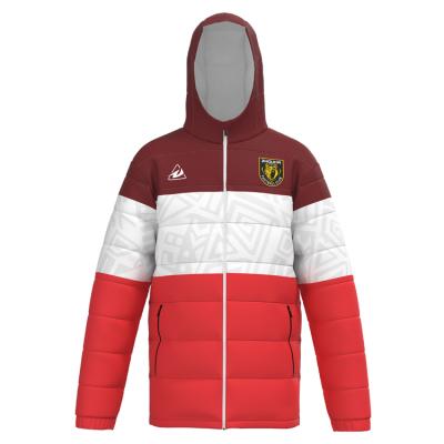 China OEM Cotton-Padded Warm Logo Loose Windproof Fast Dry Hood Puffer Coat Custom Winter Hot Sale Anti-wrinkle Down Jacket For Men for sale