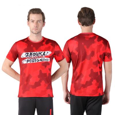 China Anti-Shrink Custom Design Adult Mens T-shirt High Quality T-shirt Soccer Football Wear Cheap T-shirt Logos Sport Mens for sale