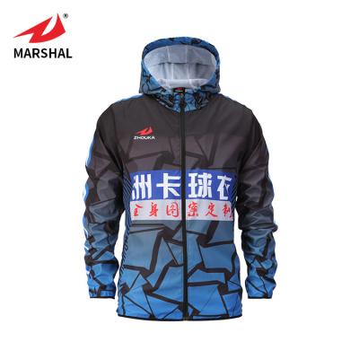 China Cheap price men's black colorblock anorak jacket quick dry plain by full sublimation print for sale