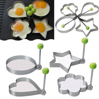 China Viable Pancake Moule Oeuf Foremki Egg Mold Stainless Steel Make Pancake Rings Eggs Cooking Tools Kitchen Tool for sale