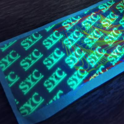 China Custom Make Holographic Sticker Label Security Custom Hologram Sticker Label for sale