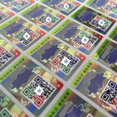 China Anti-counterfeiting Tax Stamp with UV Pringint/Color Change Ink Printing/Holographic/Hot Stamping/Security Anti-copy Des for sale