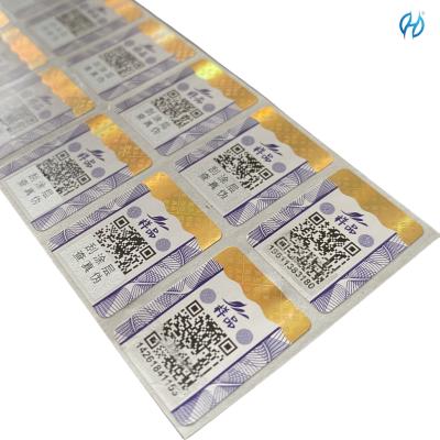 China Die Cut anti counterfeiting label Custom Printed PET Vinyl Sheets in Various Colors for sale