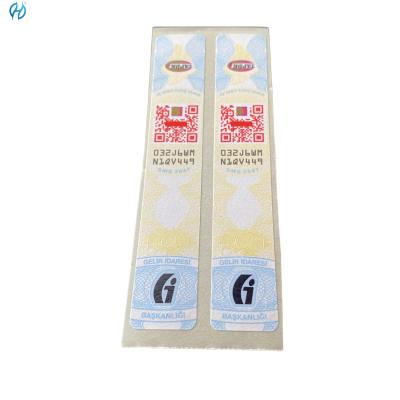 China Custom CMYK Security Label Stickers for Brand Protection for sale