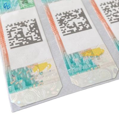 China QR Code Anti Counterfeit Sticker for Reliable Product Authentication for sale