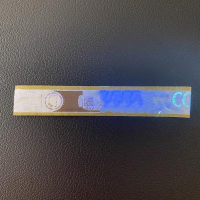 China Customized Holographic Design Tax Stamps on Security Paper for Product Authentication for sale