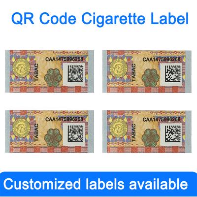 China Customized Holographic Foil Tax Stamps Hot Stamping Anti Counterfeit For Cigarettes And Wine Bottles for sale