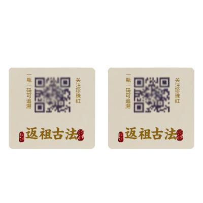 China Waterproof And UV Resistant Custom Paper Stickers For Warranty Protection for sale