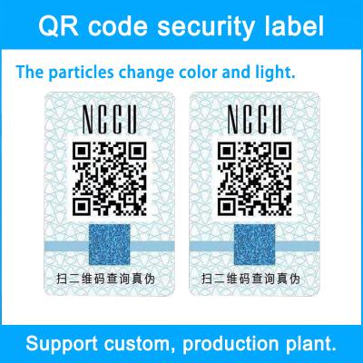 China Custom Anti Counterfeit Tax Stamp with Security Adhesive Paper for sale