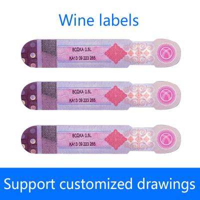 China Security Cigarette Stamps With Anti Counterfeit Feature Customized Security Tax Stamps for sale