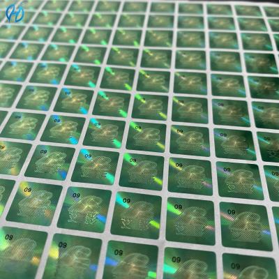 China Durability and Scratch Resistance Guaranteed Waterproof Laser Marking Anti-Counterfeit Labels for Silver or Customized Items for sale