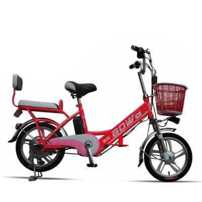 China Rode Hybride van het het Staalkader van de Lithiumfiets Gemakkelijke de Fiets Elektrische Fiets 35Km - 40 Km Te koop