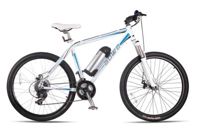 China AOWA Motorized Mountain Bike Electric Blue Off Road Electric Mountain Bike for sale