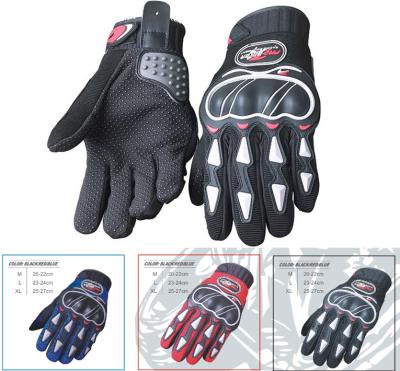 China Guantes aislados gris de cuero de la motocicleta de los guantes del montar a caballo de la motocicleta de la microfibra en venta