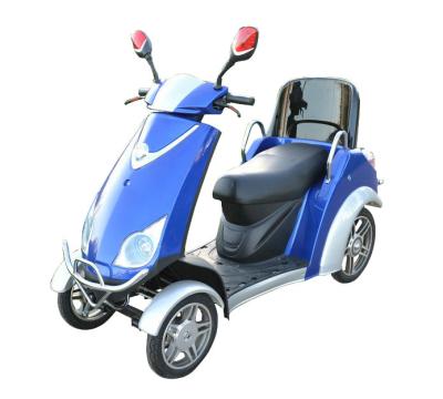 Cina Comodo 4 ruote Power Scooters Blue Battery Operated Scooter Max. Velocità 10km/h in vendita